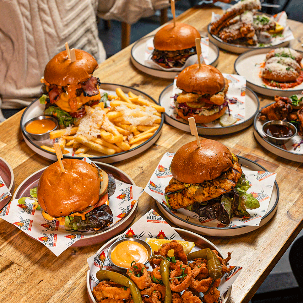 burgers and grills